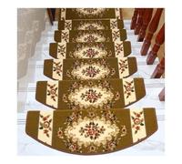 Juego de 1 2 4 6 8 10 15 alfombras de Escalera con Borde Redondeado, Antideslizantes y Reutilizables, for escalones Madera en Interiores con protección Bordes(1PC E1,39.4x9.4x1.2in)