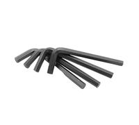 Juego de 1/2/5 piezas de destornilladores de cabeza hexagonal de acero, tamaño micro, pequeño, de 0.7, 0.9, 1.27, 1.5, 2, 2.5, 3, 4, 5 y 6 mm.(Noir,3mm(2pcs))
