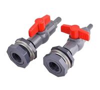 Juego de 1 a 3 conectores PVC for acuario, 1/2" y 3/4" a 8-16 mm, for manguera drenaje agua, válvula unión Pagoda(3l4 Inch-16mm,3Pcs)