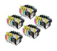 Juego de 1 a 5 Cartuchos de Tinta LC462, LC462XL y LC472XL compatibles con impresoras Brother MFC-J2340DW, MFC-J3540DW y MFC-J3940DW.(LC462XL-4Color 5set)