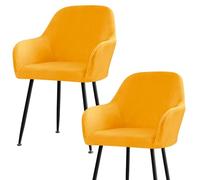 Juego de 1 funda elástica de terciopelo para sillas con brazos para comedor, oficina, cocina y sala de estar