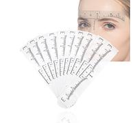 Juego de 1 Piezas Desechables para Cejas, Regla para Cejas, Regla de Maquillaje para Microblading de Cejas, Plantilla de Tatuaje