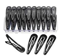 Juego de 1 pinza para el pelo con forma de gota de agua, de metal irrompible, fácil de usar, para peinar a diario