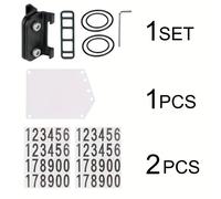 Juego de 1 placa de matrícula de carreras para bicicleta y soporte para placa de matrícula de carreras, placa de matrícula de carrera y porta números de ciclismo