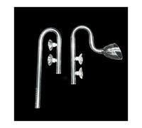 Juego de 1 tubo de lirio for acuario - Skimmer acrílico for entrada y salida - Mejora el flujo de agua y el crecimiento de las plantas en peceras(K-Set 13mm)