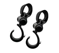 Juego de 1 unidad/2 piezas 360 grados giratorio gancho cochecito de bebé colgador gancho multifuncional cunas de bebé estante organizador cochecito anexo