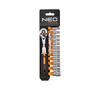 Juego de 10-000 llaves de 6 cantos, llaves de vaso acero cromo-vanadio NEO TOOLS