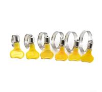 Juego de 10 abrazaderas de manguera de metal de rango de 10 a 38 mm, sello fuerte para radiador, refrigerante, secador de aire, manguera de ventilación (10 unidades de 10 a 16 mm)