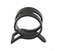 Juego de 10 abrazaderas de manguera de resorte de acero al manganeso galvanizado de 5 a 16 mm, reutilizables, compatibles con líneas de vacío de silicona para (15 mm)