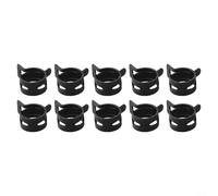 Juego de 10 abrazaderas de manguera de resorte de acero al manganeso galvanizado de 5 a 16 mm, reutilizables, compatibles con líneas de vacío de silicona para (12 mm)