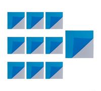 Juego de 10 adhesivos acrílicos para azulejos de pared, cuadrados, para proyectos de mosaico de pared interior y mejora visual