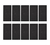 Juego de 10 almohadillas de espuma de repuesto para Bosch para modelos de lijadora 4510 9035 9045, compatible con hojas de papel de lija estándar y rollos (9035)