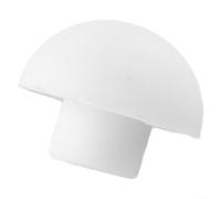 Juego de 10 almohadillas para asiento de inodoro de color blanco ABS + TPE con cubiertas superiores para reducción de ruido, estabilidad y protección en accesorios de baño del hogar (10 cojines de