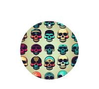 Juego de 10 ambientadores de coche con diseño retro de cabeza de calavera, hojas colgantes perfumadas con cuerda para el hogar