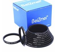 Juego de 10 Anillos Step-Down,adaptadores para filtros fotográficos,Adaptador de Lentes, incluidos:82-77mm,77-72mm,72-67mm,67-62mm,62-58mm,58-55mm,55-52mm,52-49mm,49-43mm,43-37mm