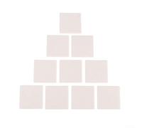 Juego de 10 bandejas de base de fragmentos de coral para marina para SPS Coral Frag Holding con material diseñado para estabilidad y apoyo al crecimiento de coral