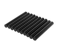 Juego de 10 barras termofusibles negras de alto adhesivo de 11 mm para herramientas eléctricas de juguete de manualidades