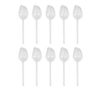 Juego de 10 bolas de riego automático con diseño de tulipán, perfectas para suministro constante de agua a plantas en maceta (transparente)