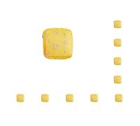 Juego de 10 bolsas de almacenamiento exquisitas y portables, bolsas sanitarias para servilletas, paquete de transporte ligero, para adolescentes, niñas, mujeres, tampones, color amarillo