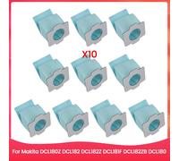 Juego de 10 bolsas recolectoras de polvo para Makita DCL180Z DCL182 DCL182Z DCL181F DCL182ZB DCL180 Repuestos