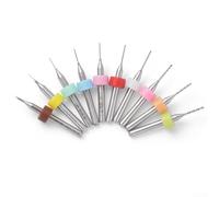 Juego de 10 brocas CNC para PCB con material de carburo y cortador de doble filo de alta resistencia al desgaste (1,0 mm)