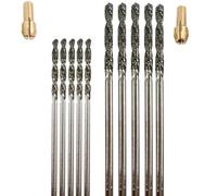 Juego de 10 brocas de diamante de 1,5 mm y 2 mm, 10 piezas de conchas de cristal de playa de 1,5 mm y 2 mm 5 cada una Juego de puntas de rosca por Drilax