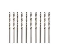 Juego de 10 Brocas helicoidales de Acero de Alta Velocidad para Herramientas rotativas, Cortador de Agujeros para Madera y Metal, 10 Brocas de 2,0 mm.