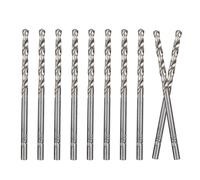 Juego de 10 brocas M35 HSS de cobalto dorado y cobalto de 3 mm, juego de brocas de cobalto métricas de acero de alta velocidad para taladrar acero inoxidable y metal duro, hierro fundido, cobre