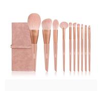 Juego de 10 brochas de maquillaje Juego completo de brochas Blush Powder Eye Shadow Brush