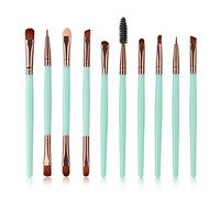 Juego de 10 brochas de maquillaje profesionales para obtener resultados perfectos con herramientas de alta calidad, cerdas suaves en un diseño elegante (azul cielo, talla única)