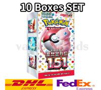 [JUEGO DE 10 CAJAS] Pokemon Card Scarlet & Violet 151 Booster Box sv2a NUEVO ...