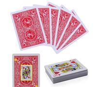 Juego de 10 cartas de póquer marcadas - Trucos mágicos secretos - Magic Poker Juguetes para adultos - Rojo