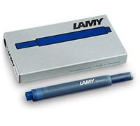 Juego de 10 cartuchos de tinta LAMY T10 con gran capacidad de tinta, aptos para todos los modelos de plumas estilográficas LAMY. Contenido: 1,25 ml por cartucho. 5 uds/paquete. Color tinta: azul-negro