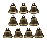 Juego de 10 cascabeles con forma de trompeta, campanas de animales de granja, campanas para mascotas, campanas de decoración de Navidad para fiestas de festivales