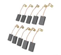 Juego de 10 cepillos de carbono para reparación de amoladora angular GSH38 | Fija motores intermitentes, para restaurar el frenado eléctrico, compatible con GBH5-40D, paquete de 10 unidades