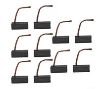 Juego de 10 cepillos de motor de carbono para herramientas eléctricas de repuesto, incluyendo sierras circulares, taladros eléctricos, martillos y colectores de polvo, 7 x 8 x 19 mm