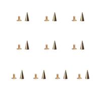 Juego de 10 clavos de aleación de estilo gótico, adornos de aleación, remaches de aleación, picos cónicos para bolsos, zapatos y otros proyectos de manualidades