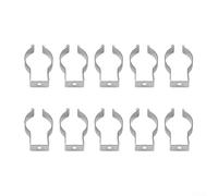 Juego de 10 clips de resorte construidos con acero inoxidable 304 para organizar herramientas, escobas, rastrillos y tuberías en garajes, armarios o soluciones de almacenamiento de cobertizos (25 mm)
