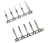 Juego de 10 conectores de terminales de carcasa macho hembra enchufables Molex de 3,0mm 2 * 1/2/3/4/5/6/7/8/9/10/11/12P MX3.0mm conector de doble fila(Looper 10Pcs,2x11P)