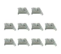 Juego de 10 conectores eléctricos de nailon fuerte EW35 para armarios eléctricos C45 Track Polyamide Command Block