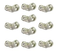 Juego de 10 conectores macho de 90 grados PNI PL macho - PL hembra