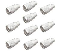 Juego de 10 Conectores PNI PL259 para Cable RG213, Longitud del Pasador 9 mm