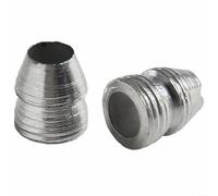 Juego de 10 cuñas de mango de martillo hechas de acero para una fijación segura del mango de repuesto, evita que se afloje y mantiene la estabilidad de la cabeza del martillo (11 mm)