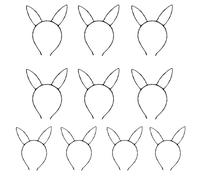 Juego de 10 diademas flexibles para el pelo, para entusiastas de las manualidades y actividades de unión familiar, no se rompen