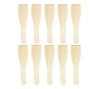 Juego de 10 espátulas de madera para tabla de queso, raclette, espátula de madera para molde eléctrico, espátula, utensilios de cocina, adecuado para cocina en casa y fiestas (21 cm)
