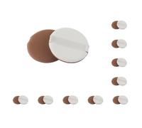 Juego de 10 esponjas aplicadoras de espuma de aire para polvo facial, almohadillas suaves multicolor