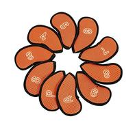 Juego de 10 etiquetas Club bordadas para madera hierros, híbridos, accesorios de golf para hombres, sombreros piloto, adecuado para la mayoría de clubes Facyn