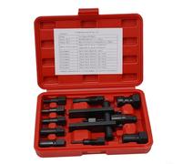 Juego de 10 extractores de rodamientos de metal con diseño de dos mandíbulas para una extracción eficiente de rodamientos en motocicletas y vehículos