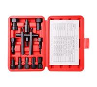 Juego de 10 extractores de rodamientos internos para motocicleta, 8 - 25 mm, herramienta de extracción de rodamientos de rueda, extractor de rodamientos de bolas, extractor de cubos de rueda para
