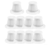 Juego de 10 filtros de repuesto para aspiradora de coche, diseño reutilizable, soporta succión constante y salida de aire limpio